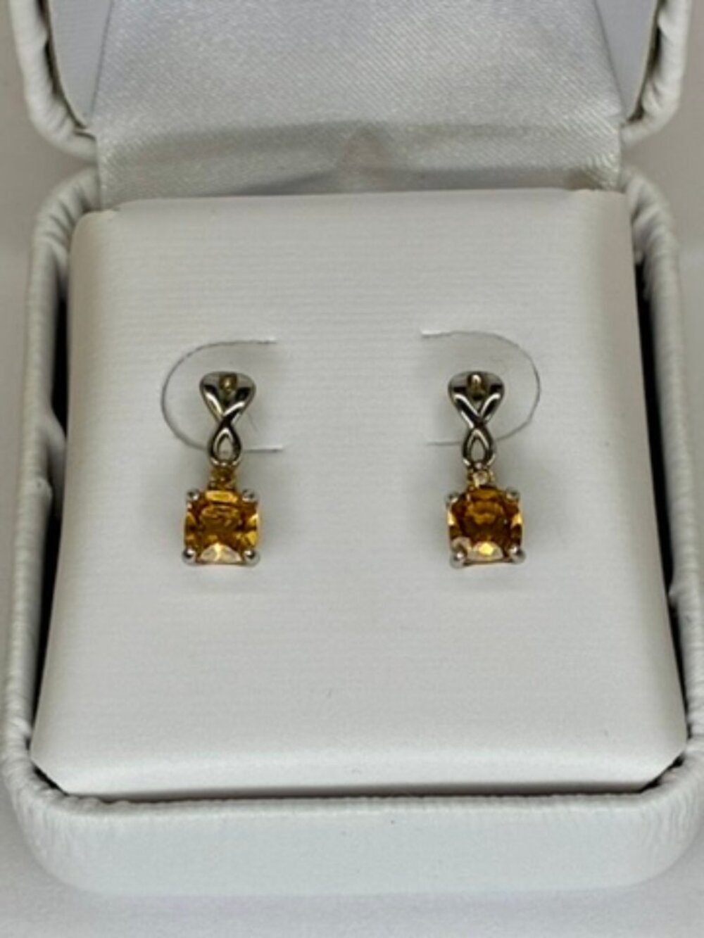 Citrine Sterling Silver Earrings